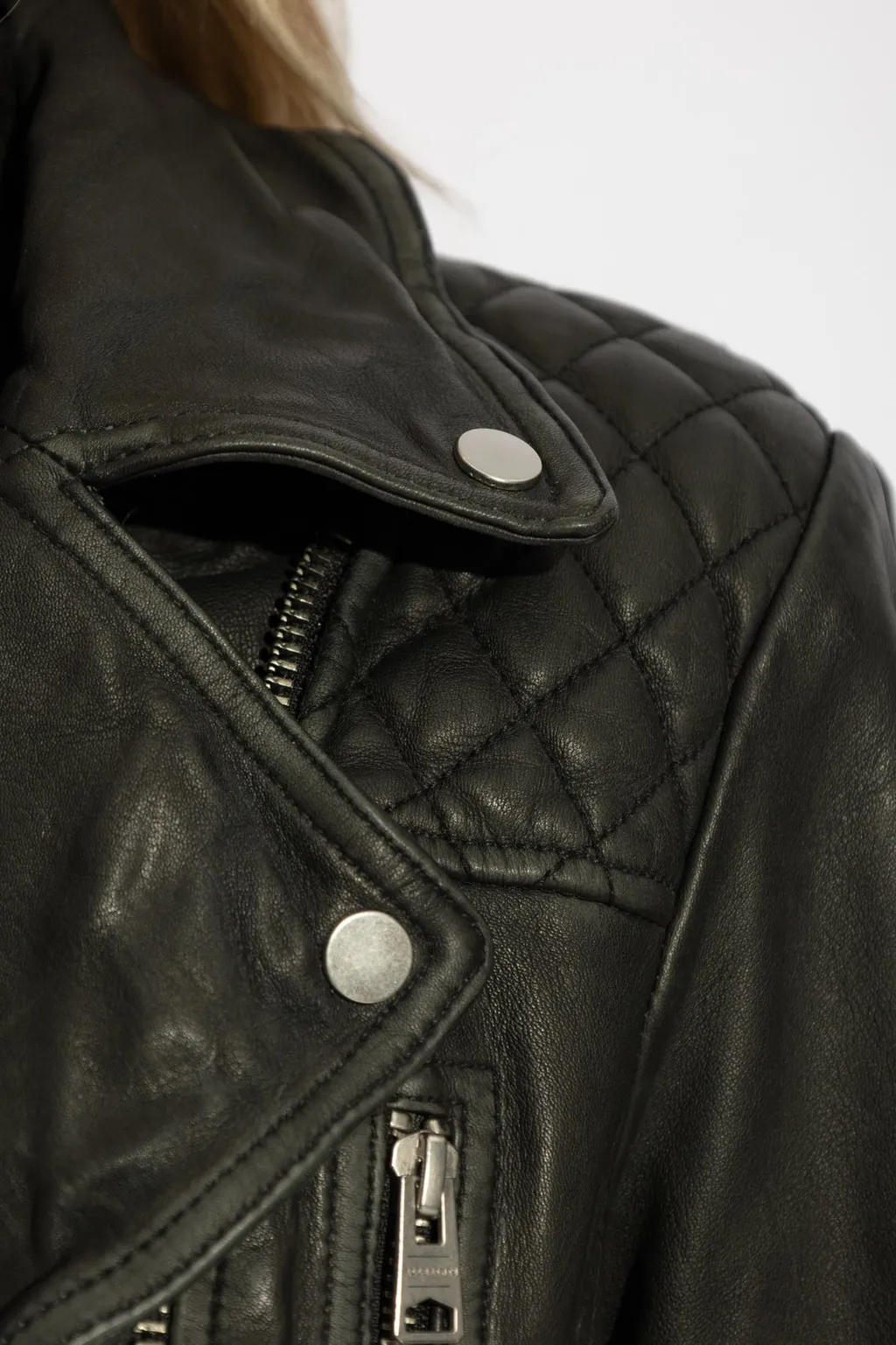 Quilted Biker Jacket