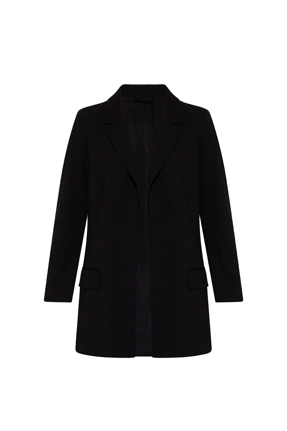 Tailored Open Front Blazer