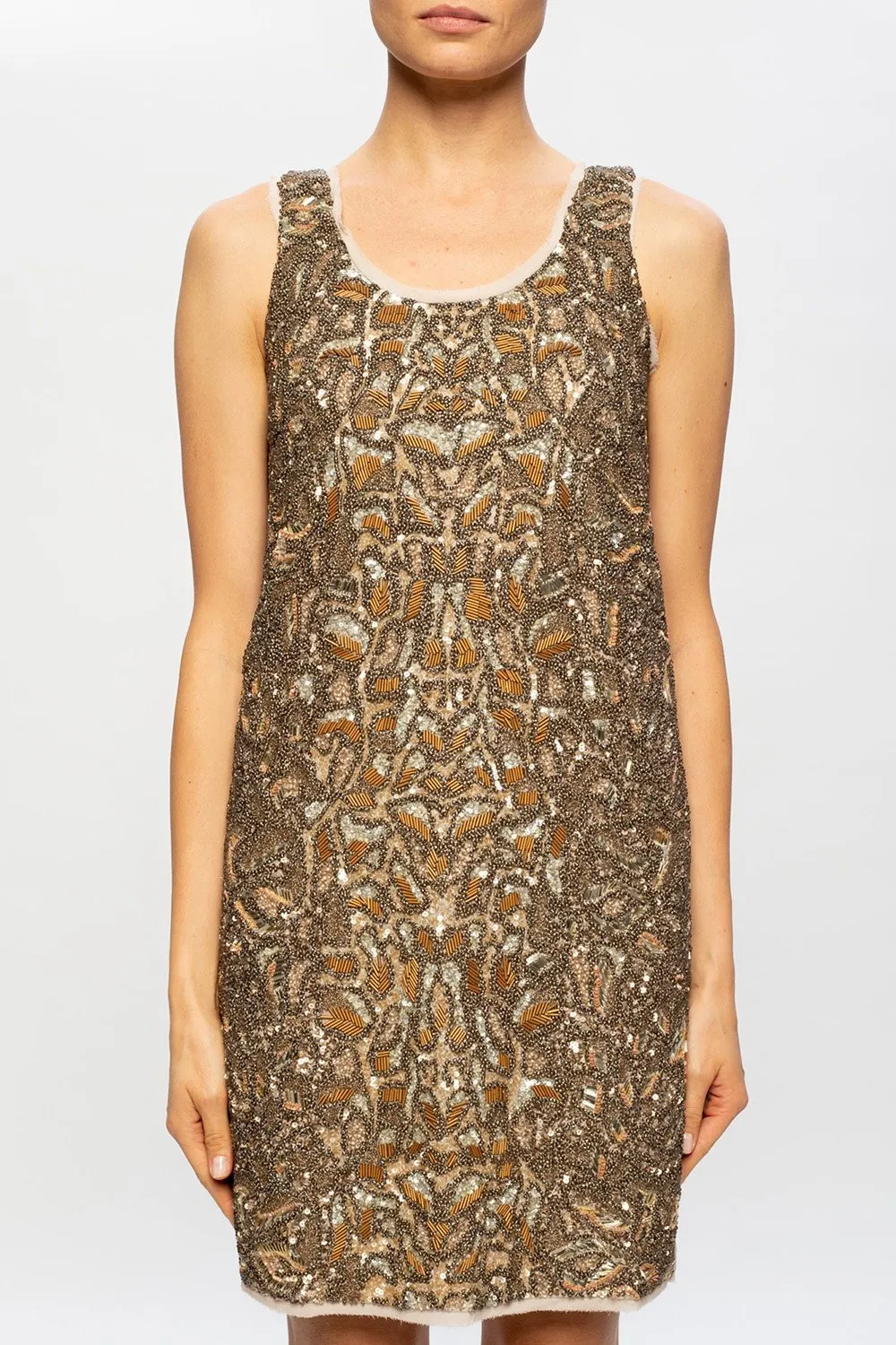 Embellished Sleeveless Dress