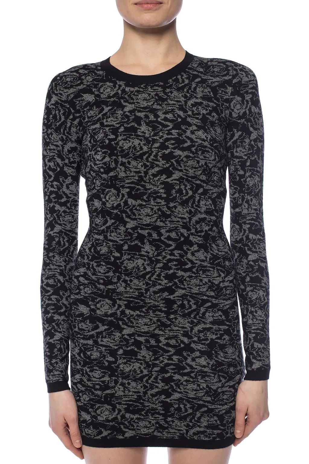 Textured Knit Mini Dress
