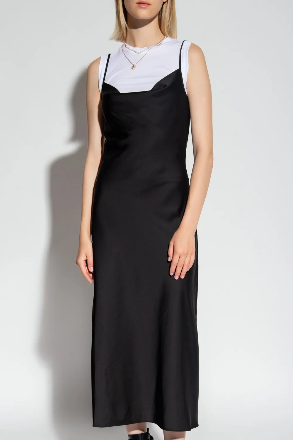 Elegant Slip Midi Dress
