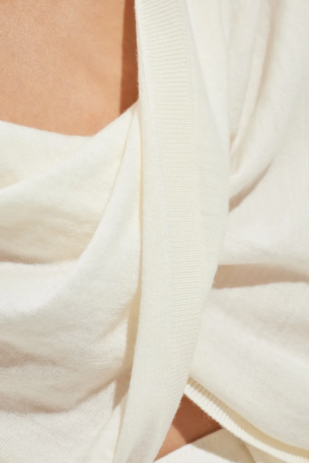 Draped Knit Sweater