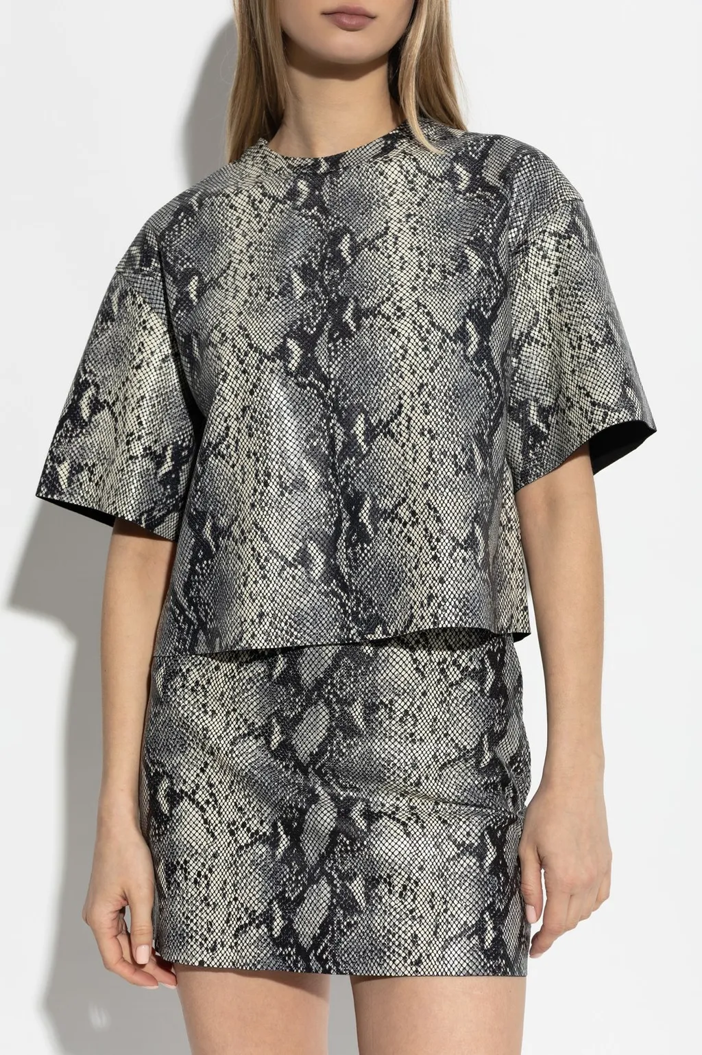 Modern Patterned Boxy Top