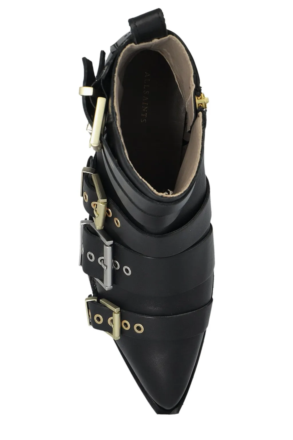 Triple Buckle Ankle Boots