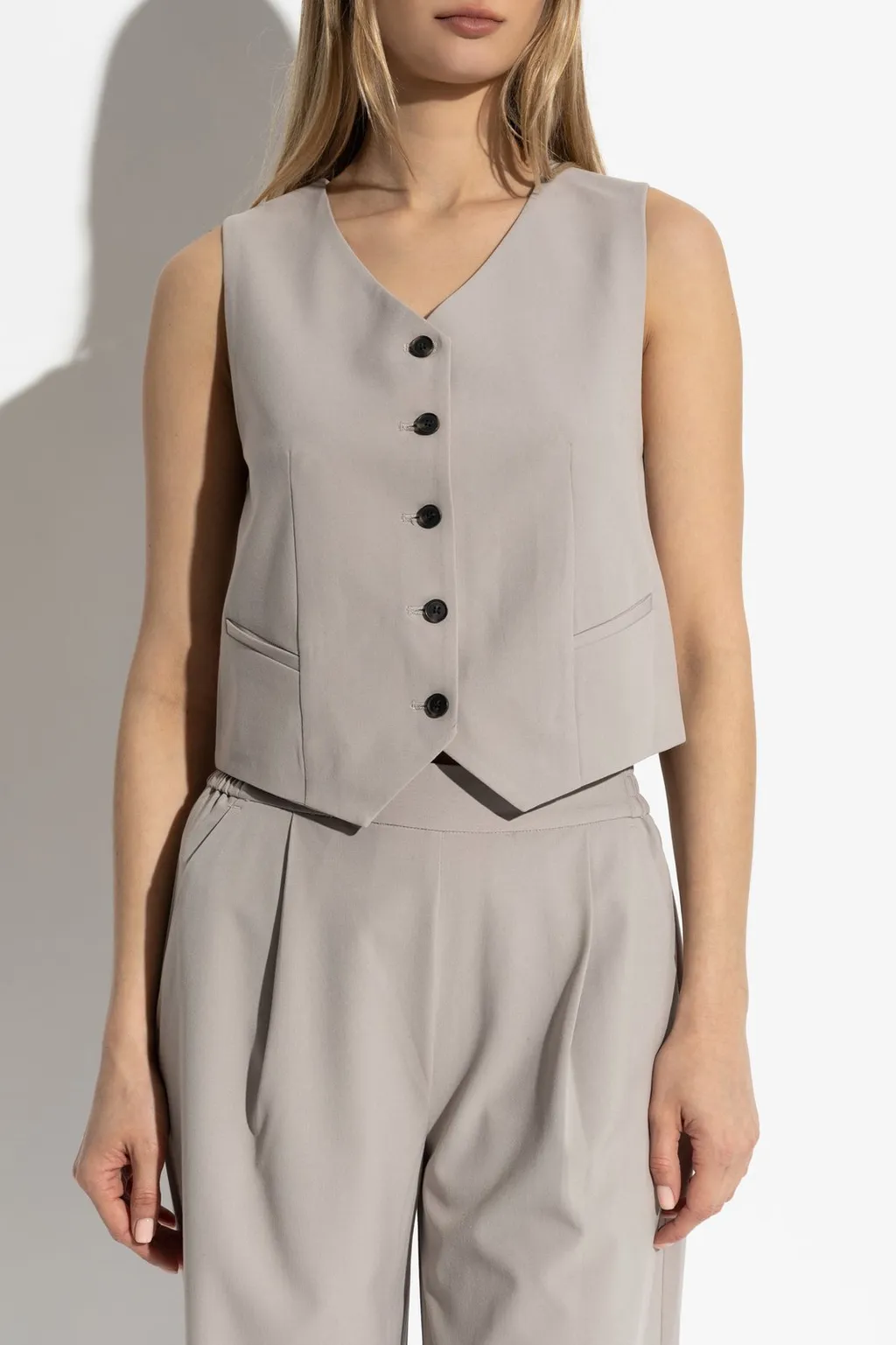 Tailored Button-Up Vest