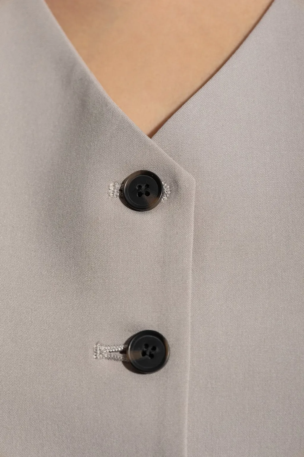 Tailored Button-Up Vest
