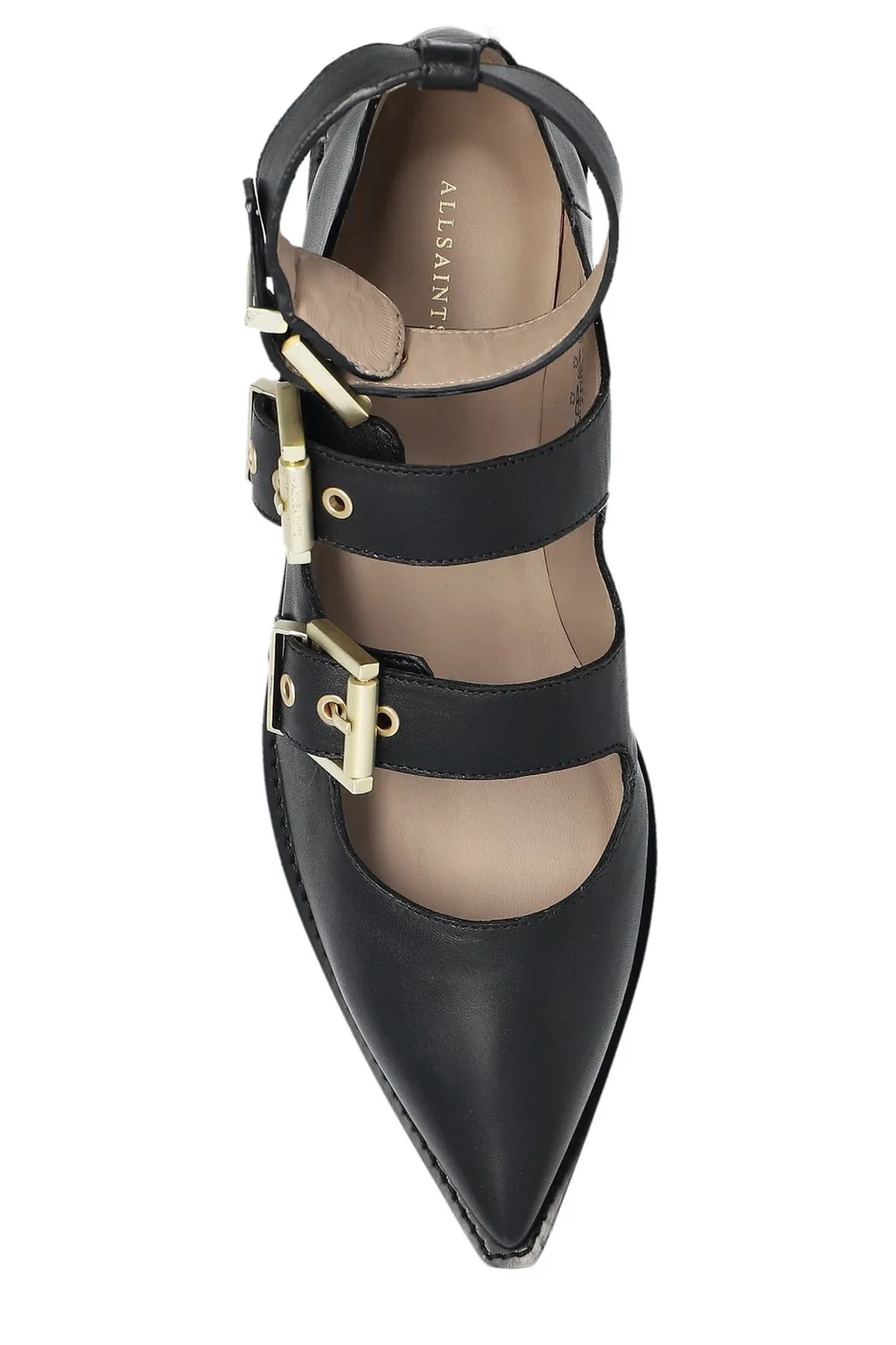 Buckle Detail Flat Shoes