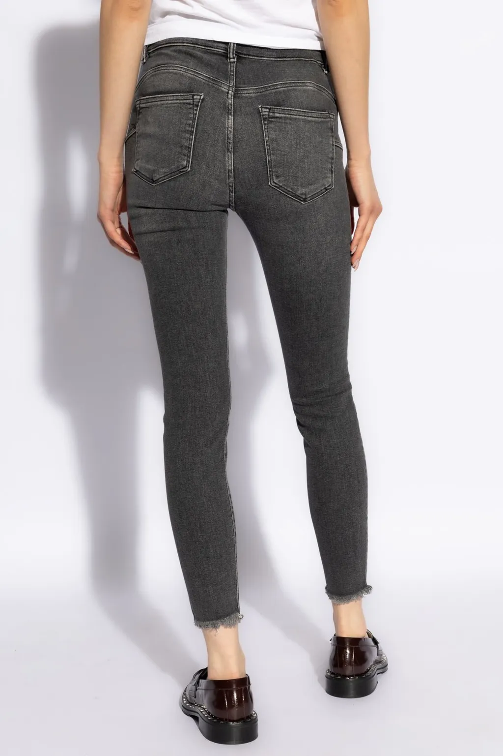 Slim Fit Ankle Jeans