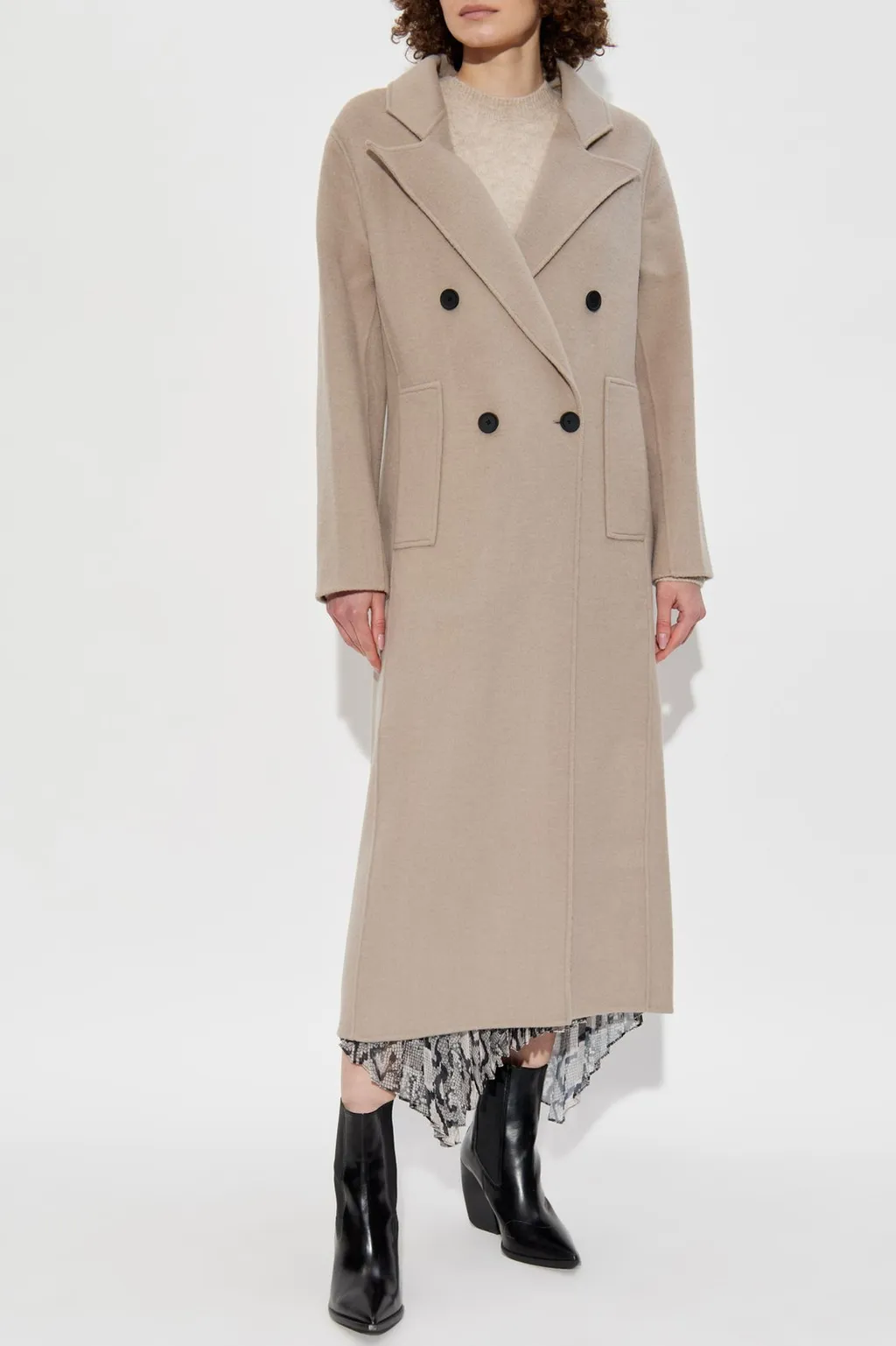 Classic Double-Breasted Coat