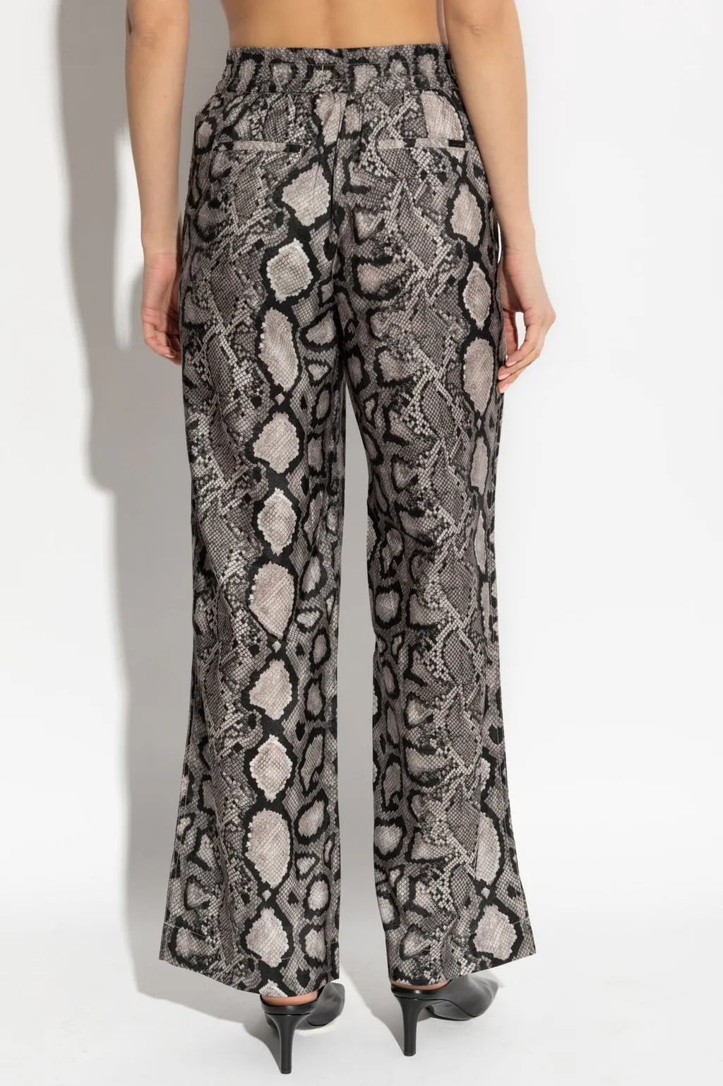 Relaxed Fit Patterned Pants