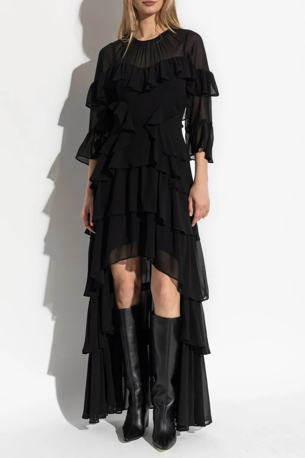 Ruffled Tiered Maxi Dress