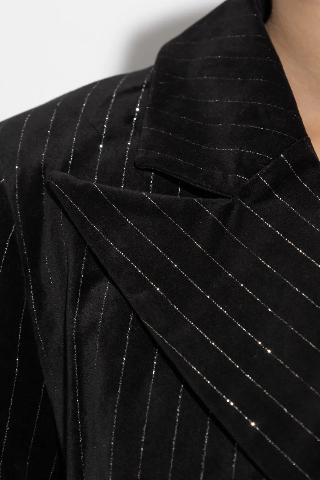 Tailored Pinstripe Blazer Jacket