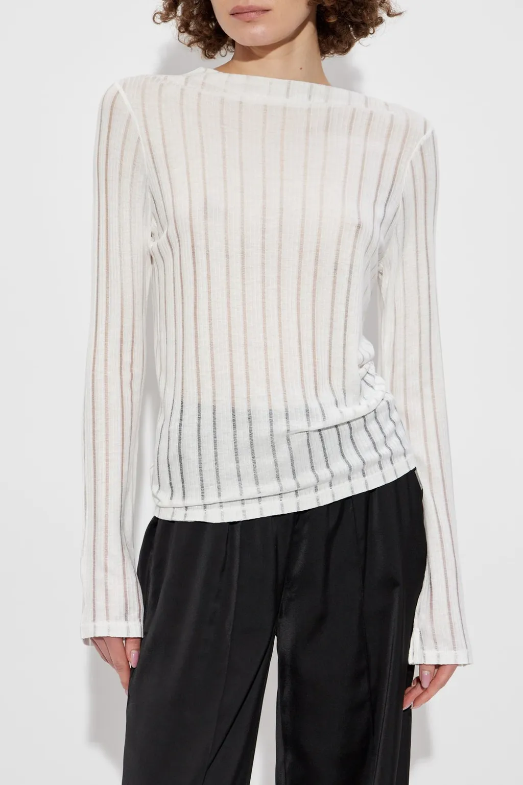 Ribbed Long Sleeve Top