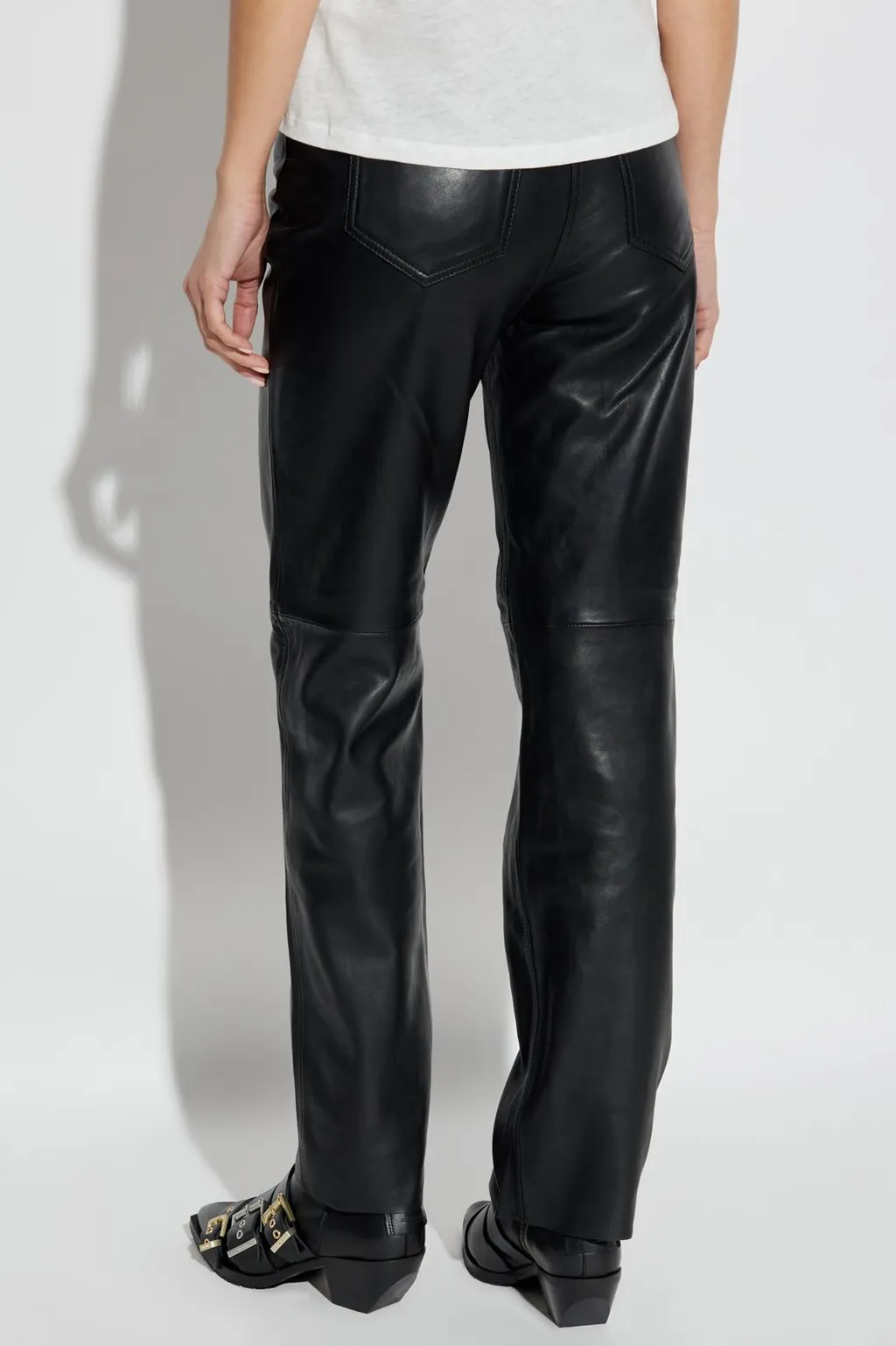Tailored Straight-Leg Pants