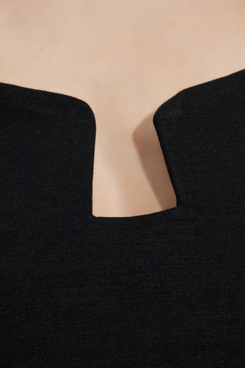 Sleek Fitted Knit Top