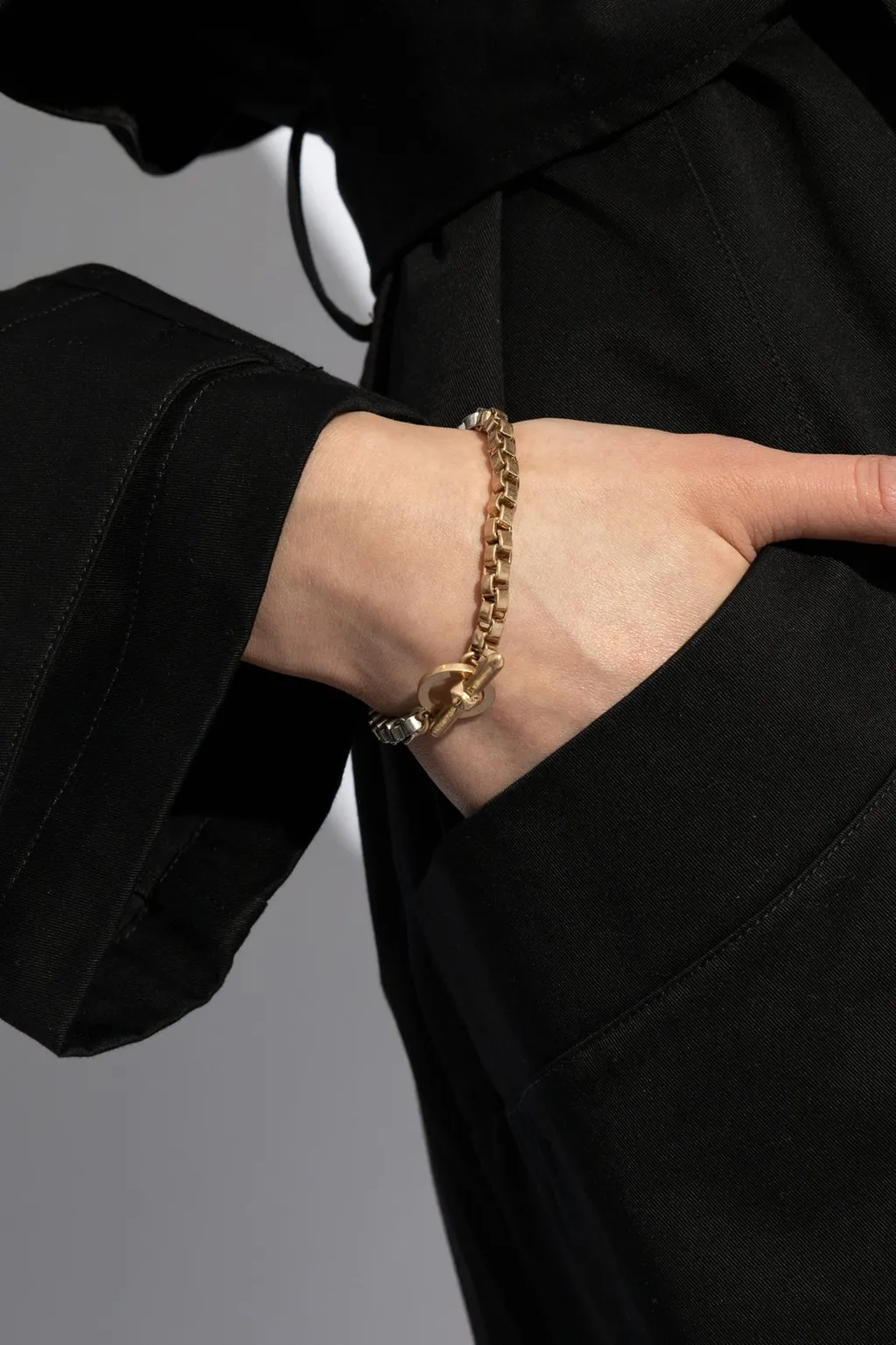 Chain Link Toggle Bracelet