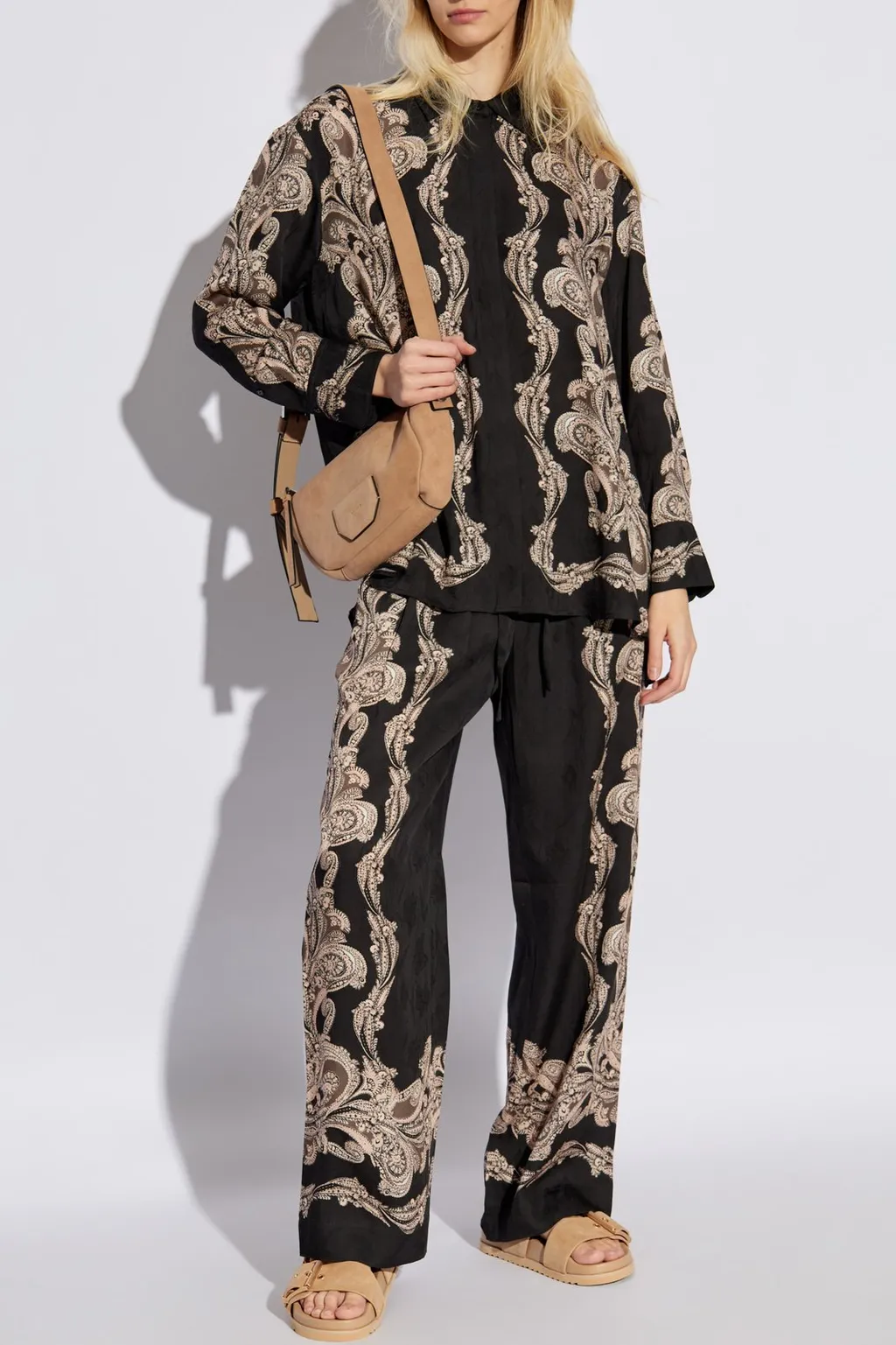 Paisley Print Relaxed Top