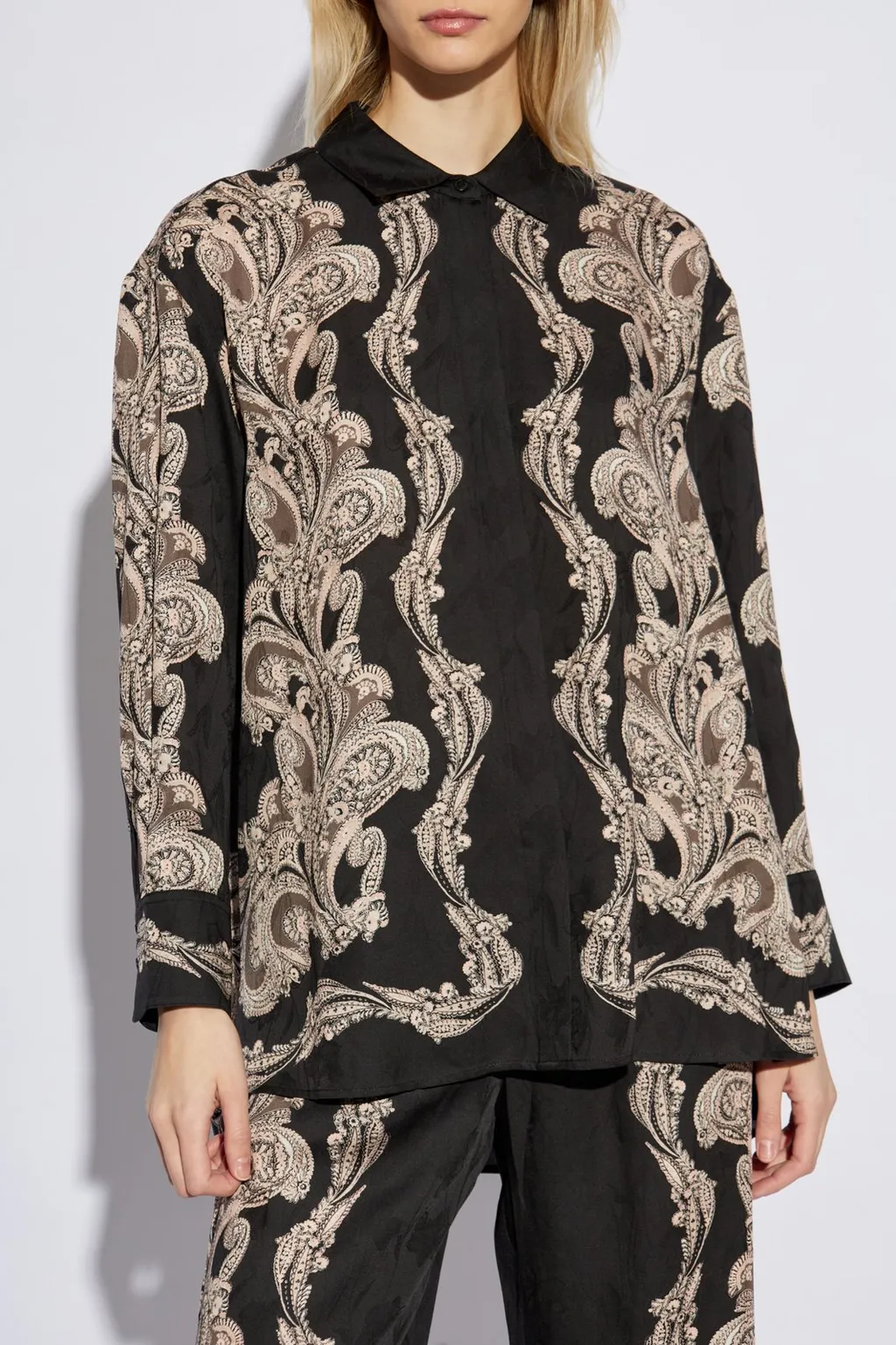 Paisley Print Relaxed Top