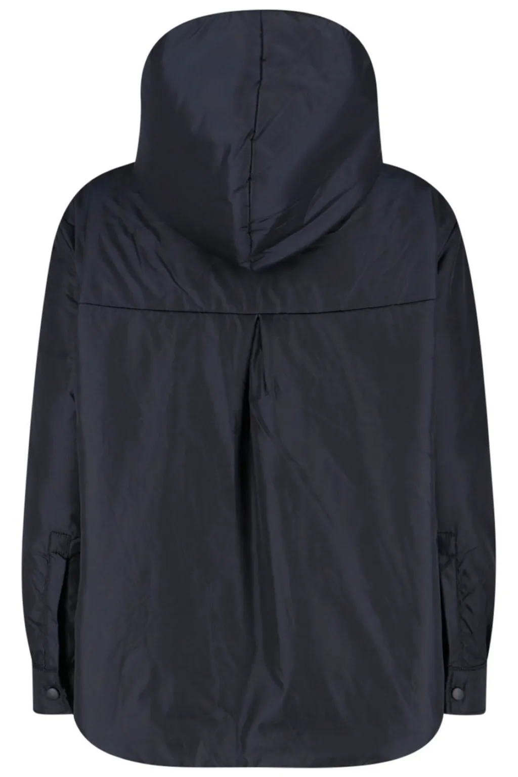 Long Sleeved Press-Stud Hooded Jacket