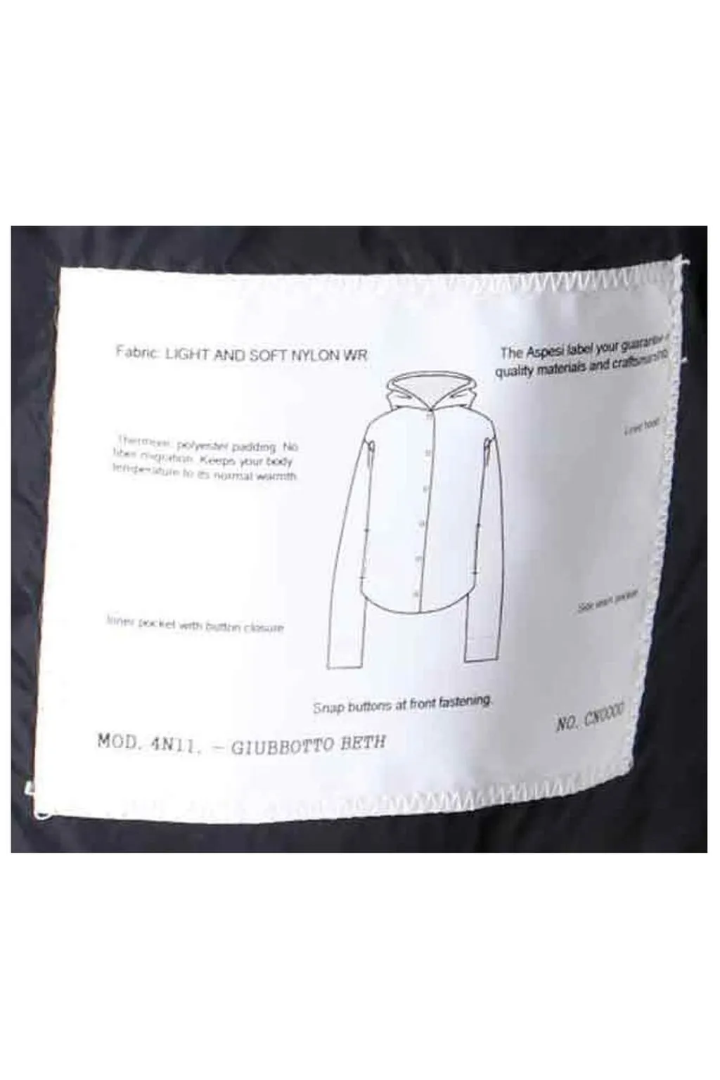 Long Sleeved Press-Stud Hooded Jacket