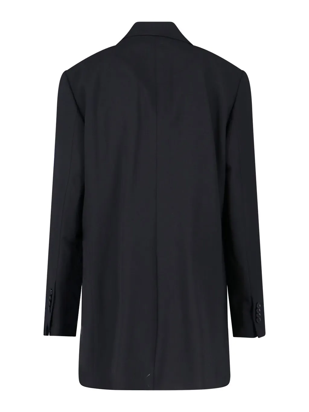 Double-Breasted Straight Hem Suit