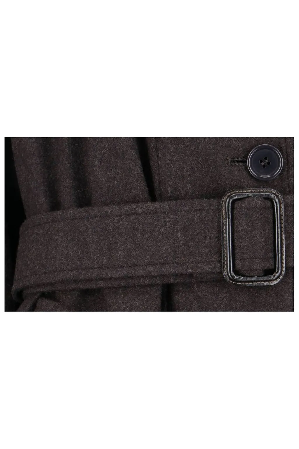 Flannel Trench Coat
