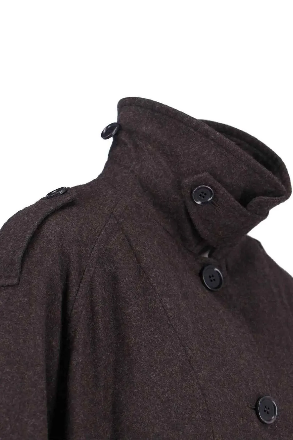 Flannel Trench Coat