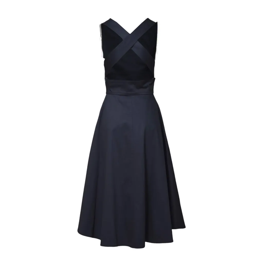 V-Neck Sleeveless Dress