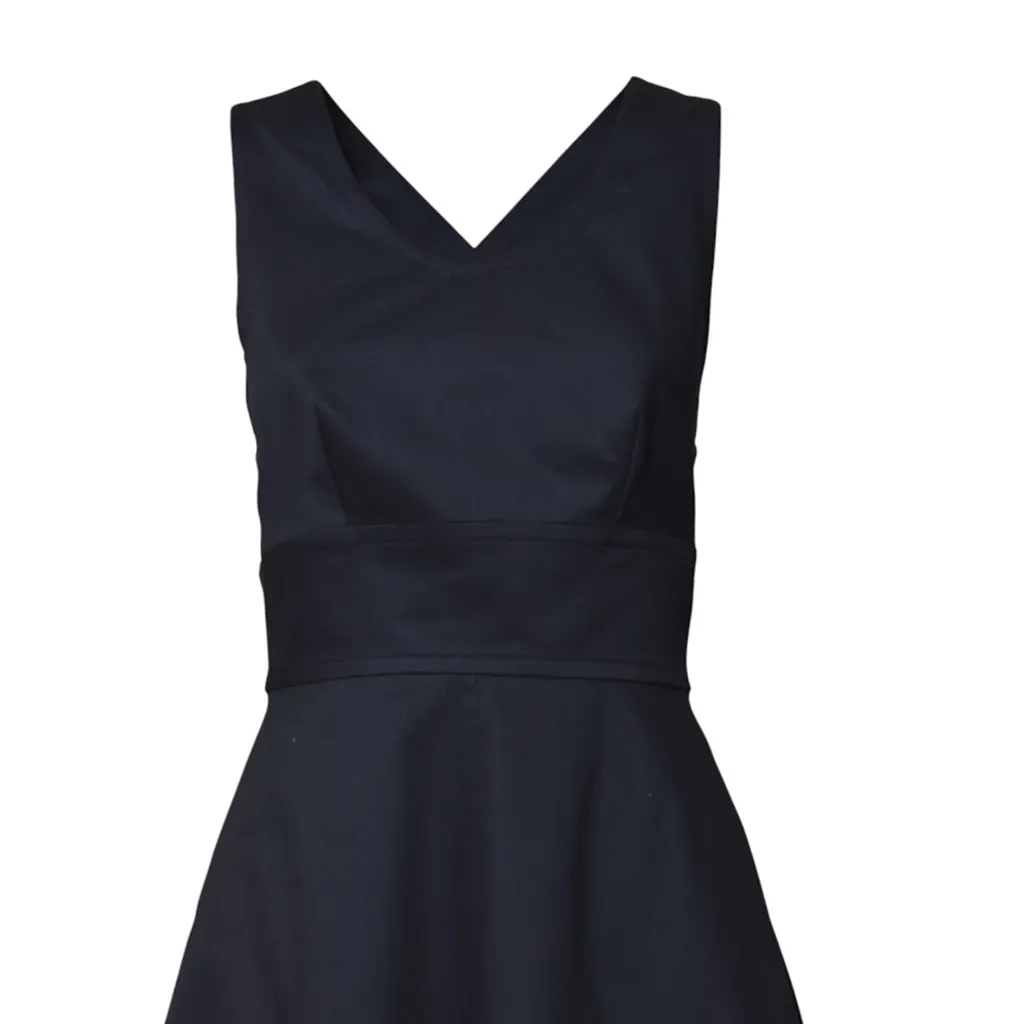 V-Neck Sleeveless Dress