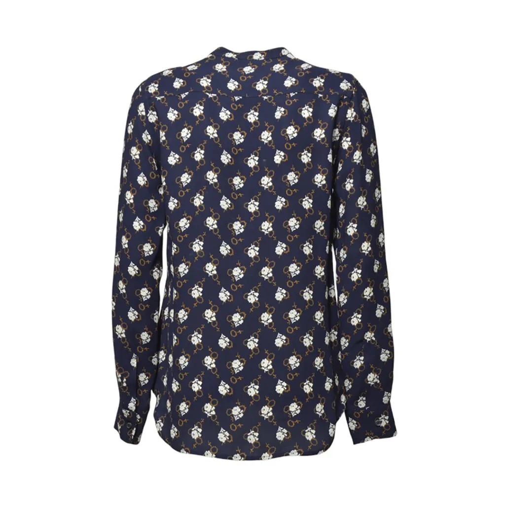 Naive Rose Crepe Shirt
