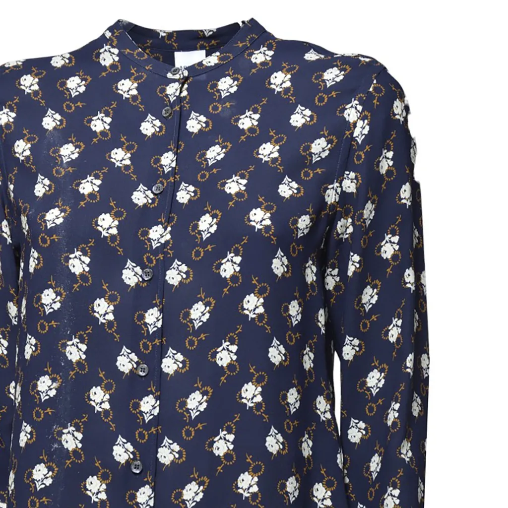 Naive Rose Crepe Shirt