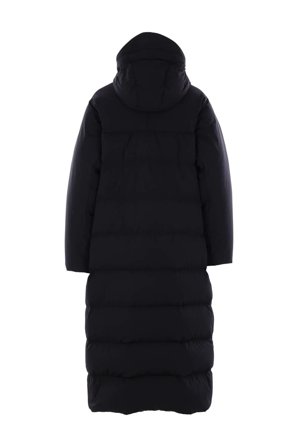 Zipped Hooded Long Coat