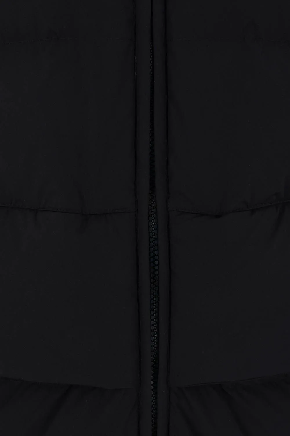 Zipped Hooded Long Coat