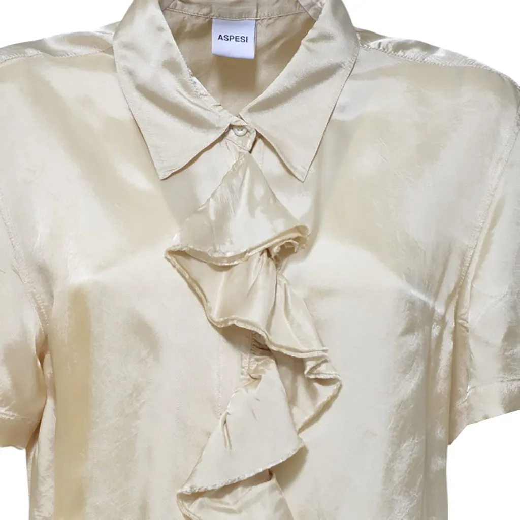 Ruffle Front Blouse