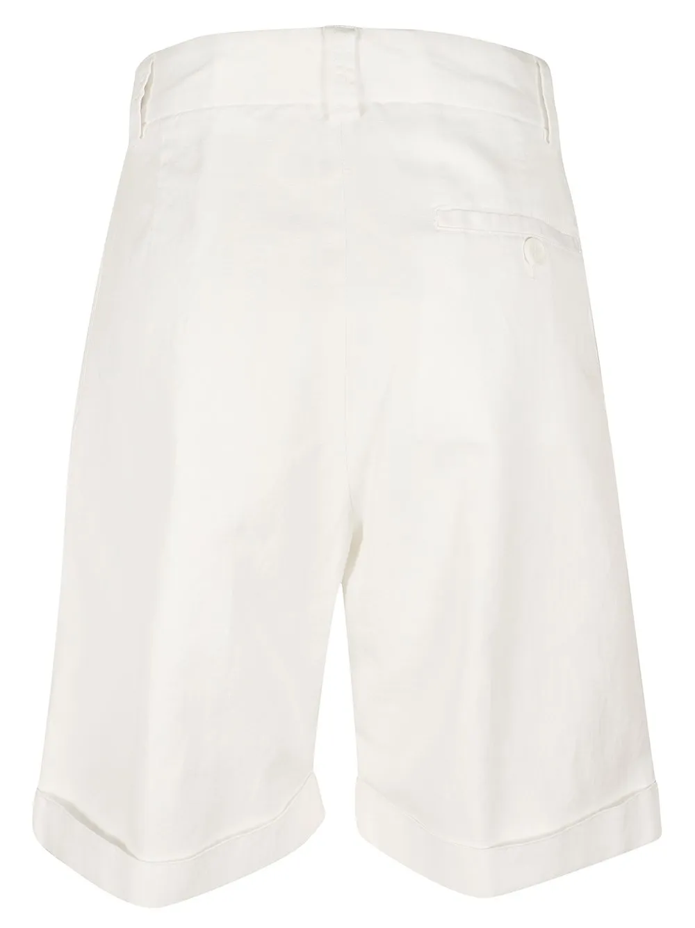 Pleated Tailored Bermuda Shorts
