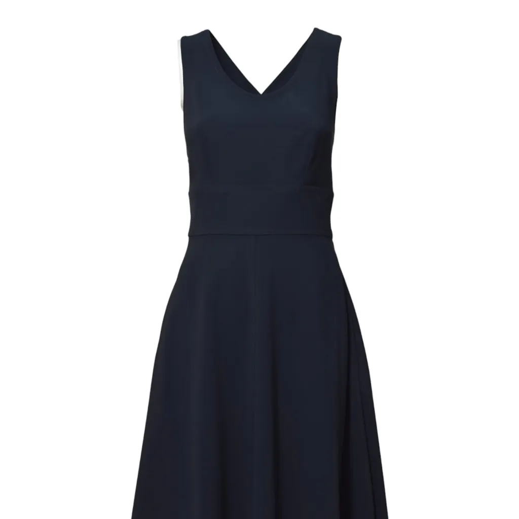 Long Crepe Cady Dress