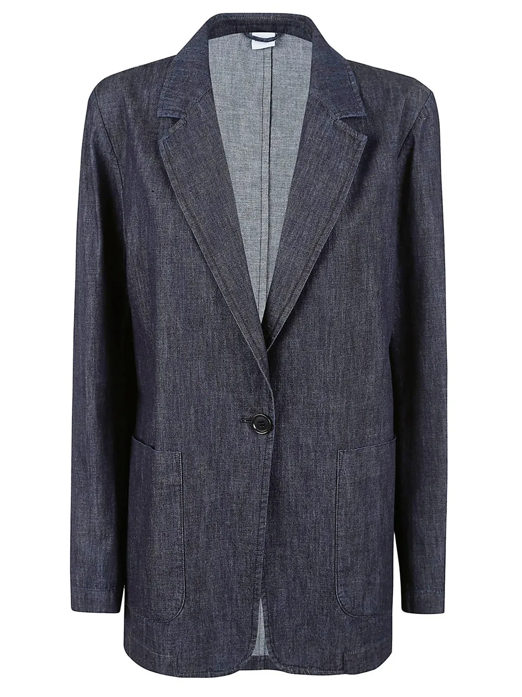 Single-Breasted Denim Jacket