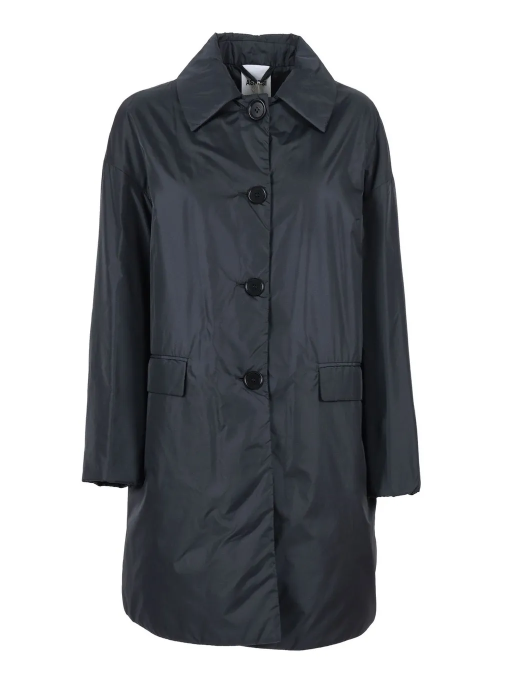 Long-Sleeved Single-Breasted Coat