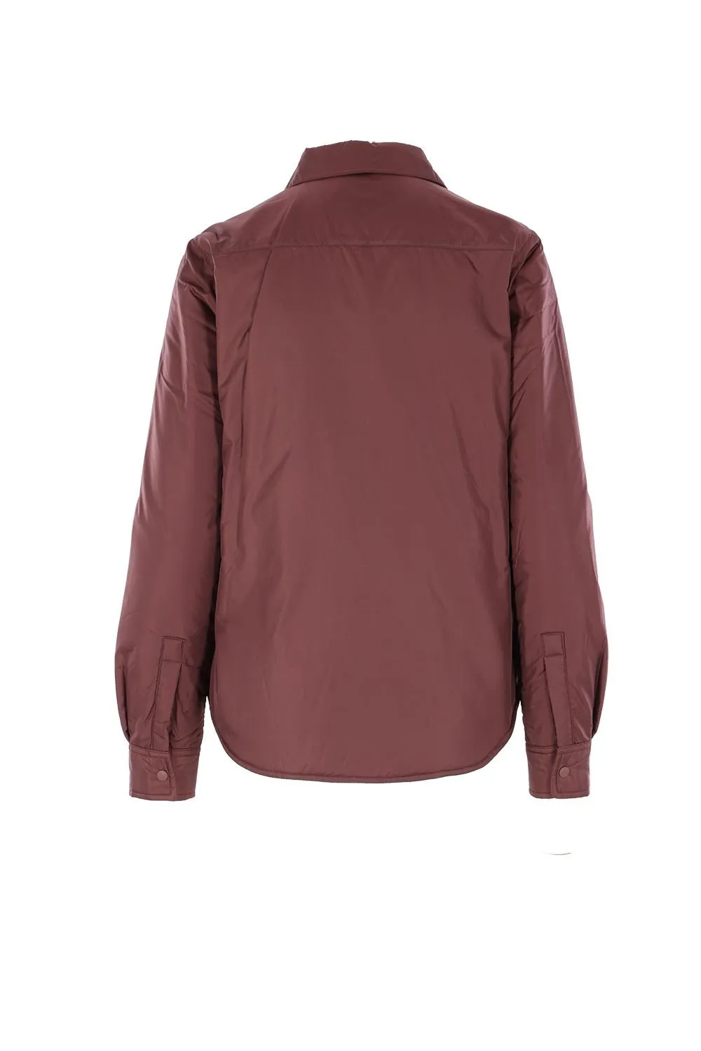 Buttoned Padded Shirt Jacket