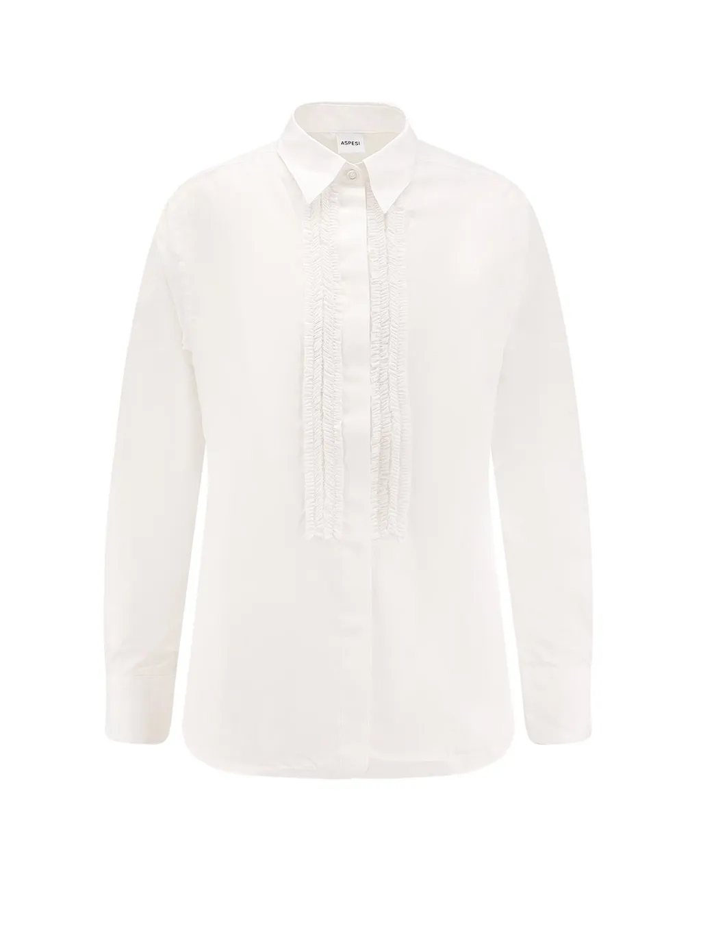 Ruched Long-Sleeved Shirt
