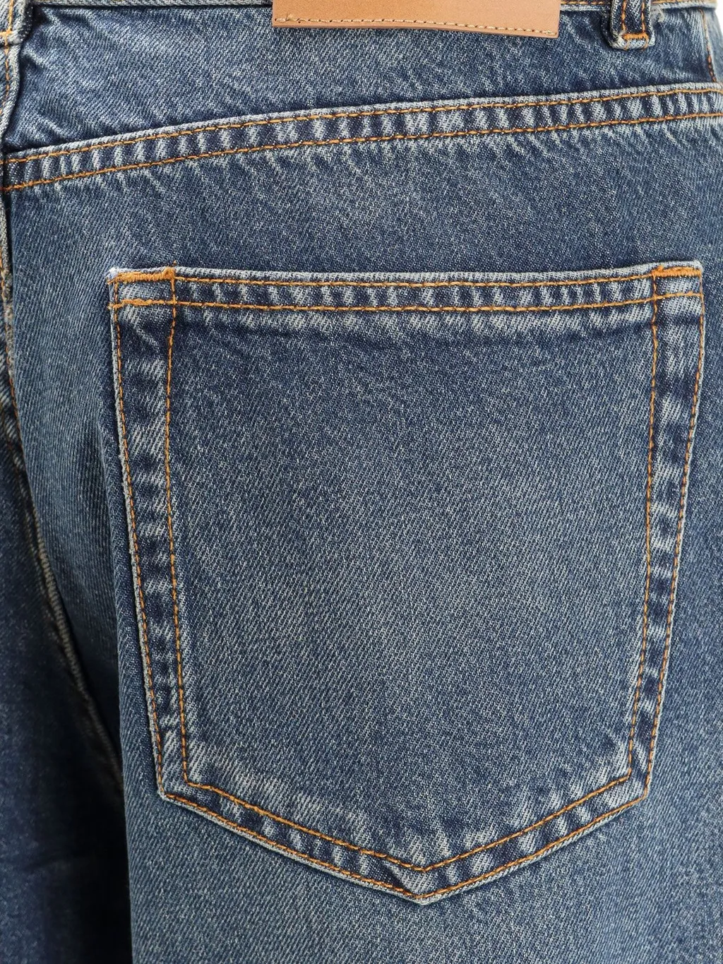 Logo-Patch Denim Jeans