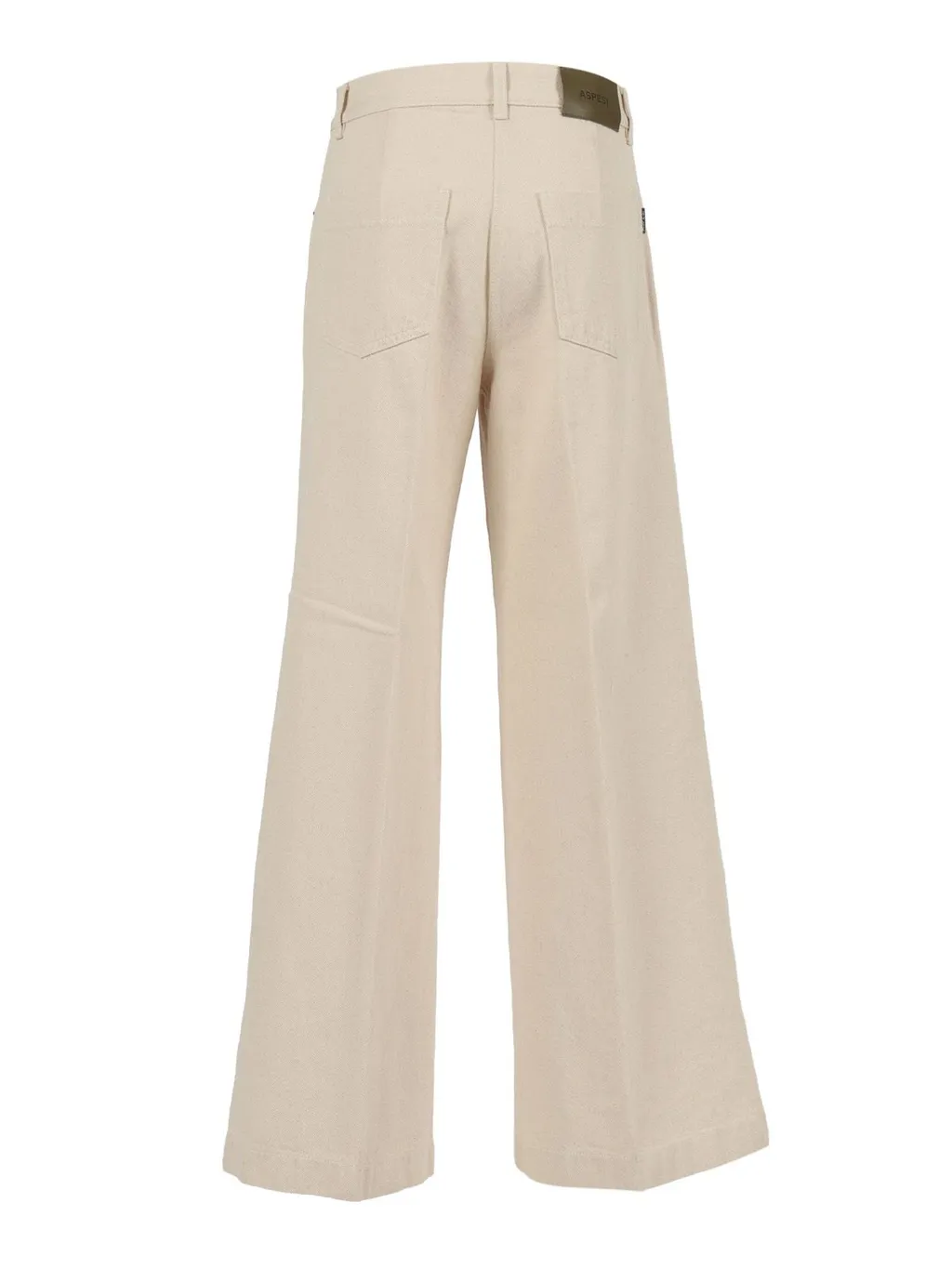 Logo Patch Wide Leg Jeans