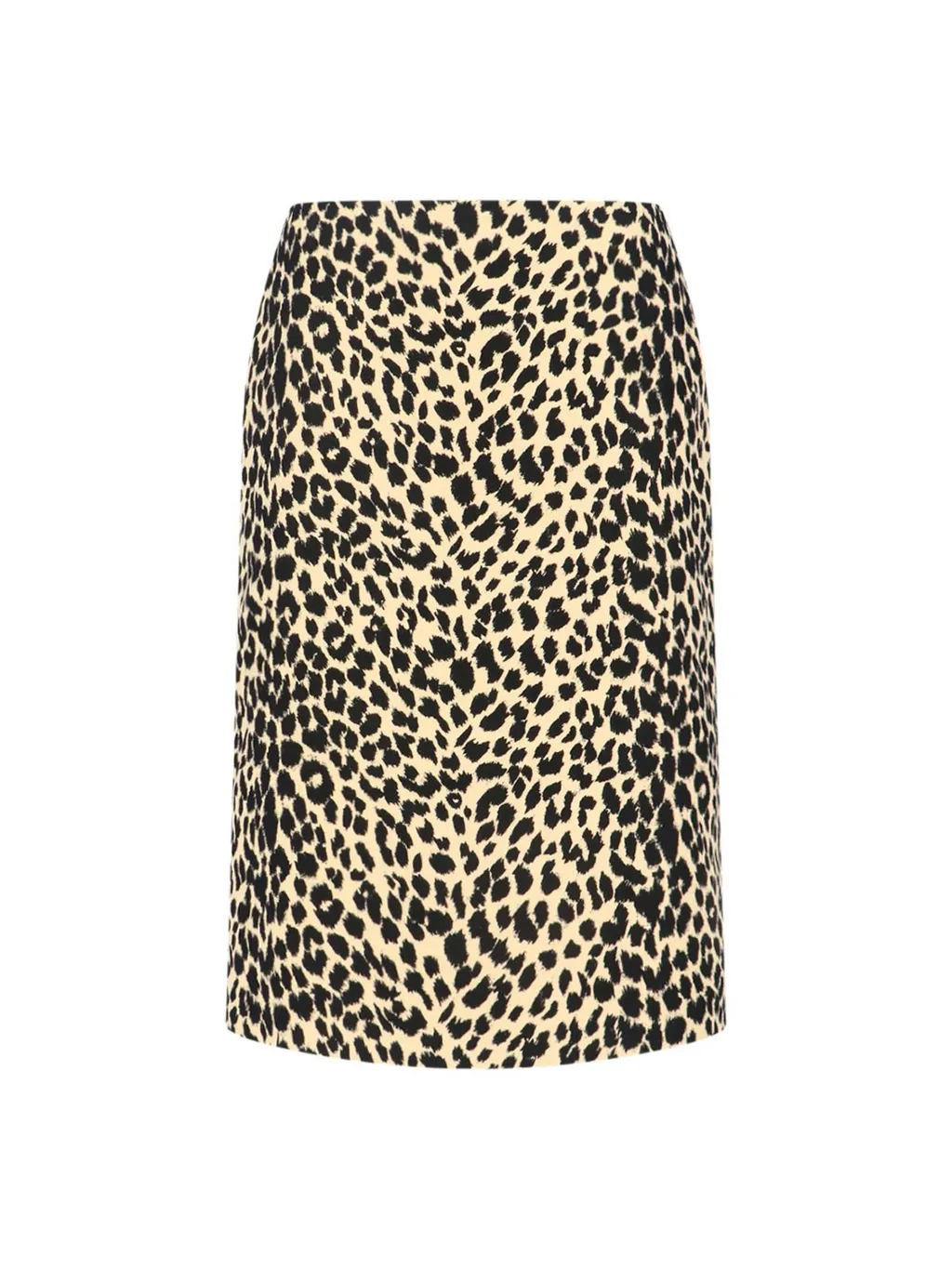 Leopard-Printed Midi Skirt