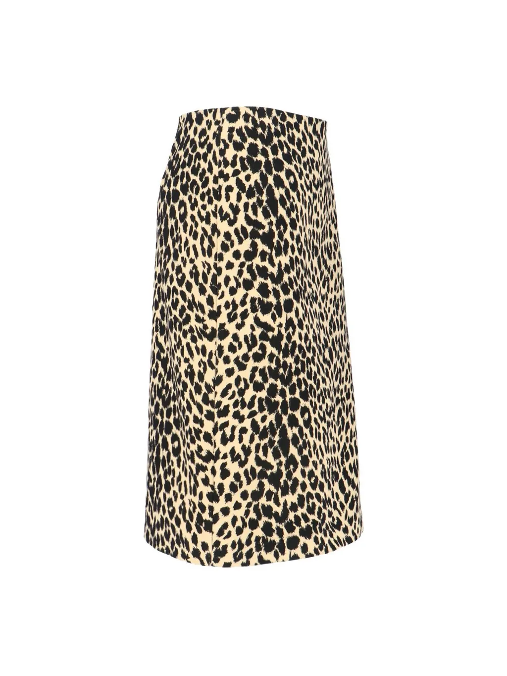 Leopard-Printed Midi Skirt