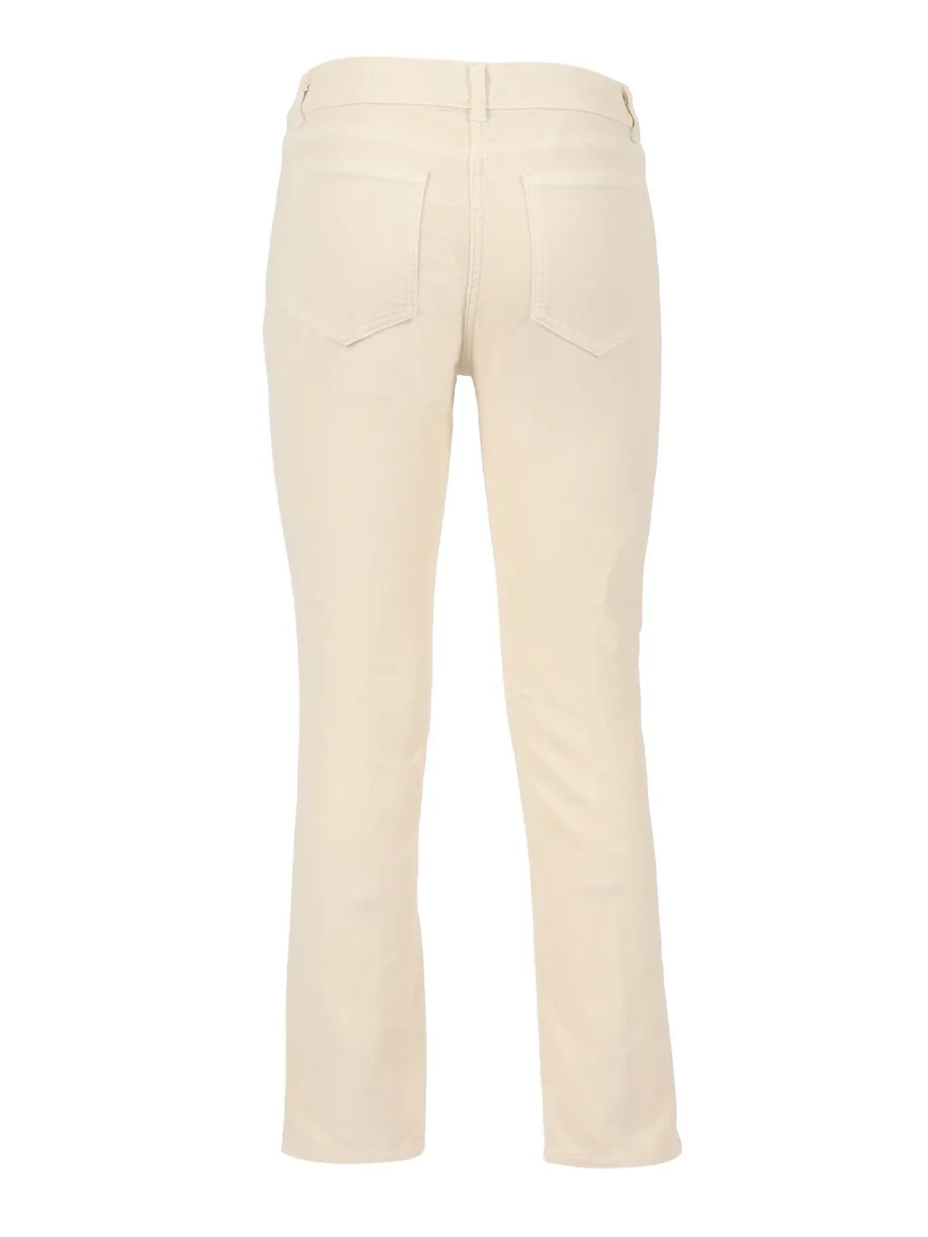 Mid-Rise Straight-Leg Trousers