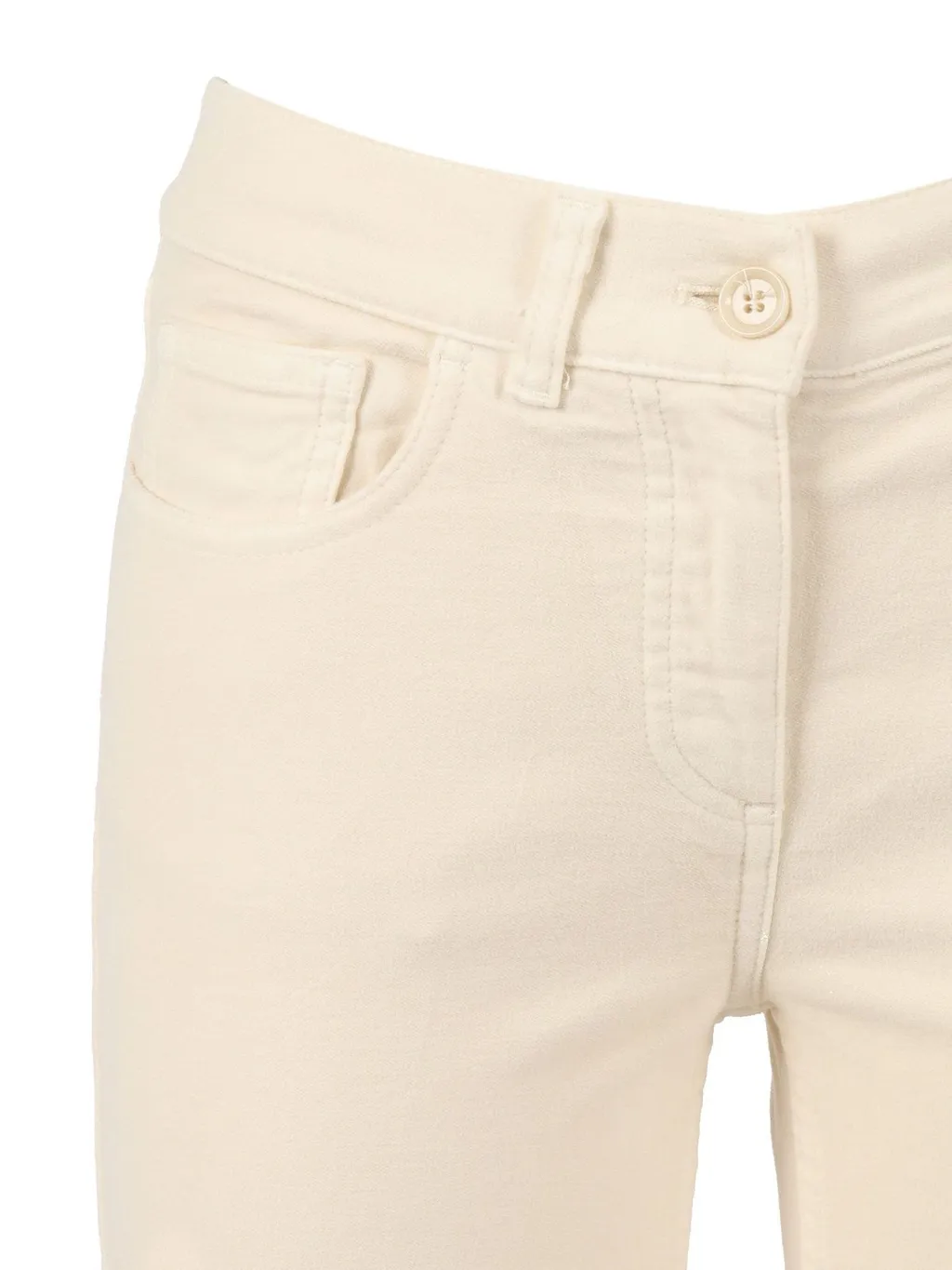 Mid-Rise Straight-Leg Trousers