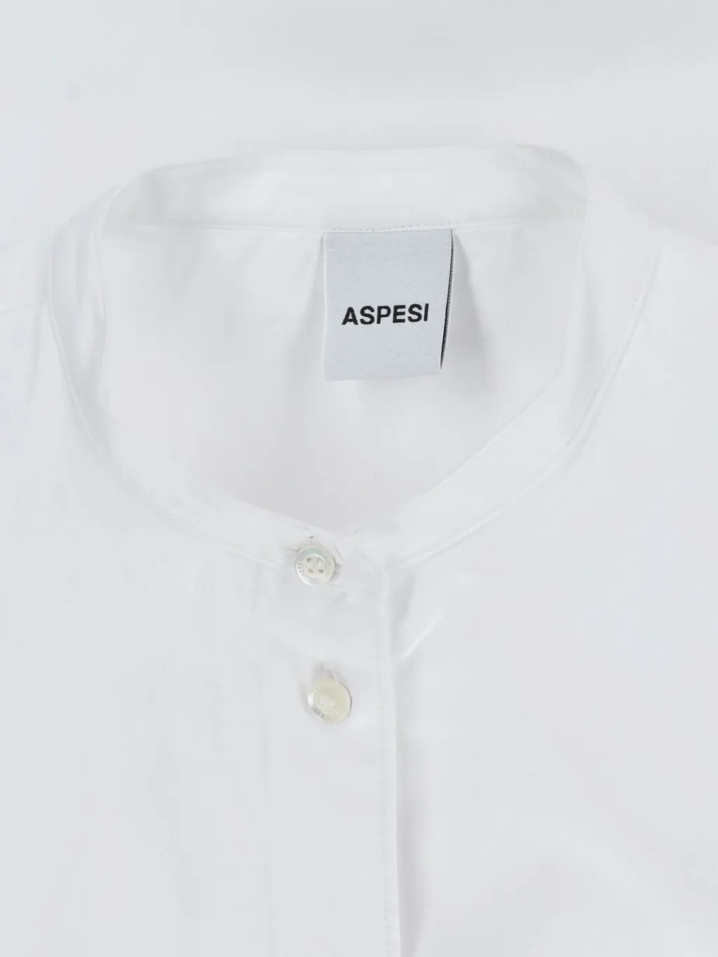 Curved Hem Poplin Shirt