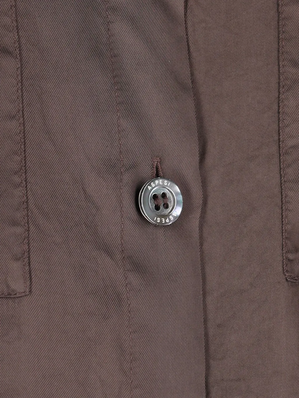 Long-Sleeved Curved Hem Shirt