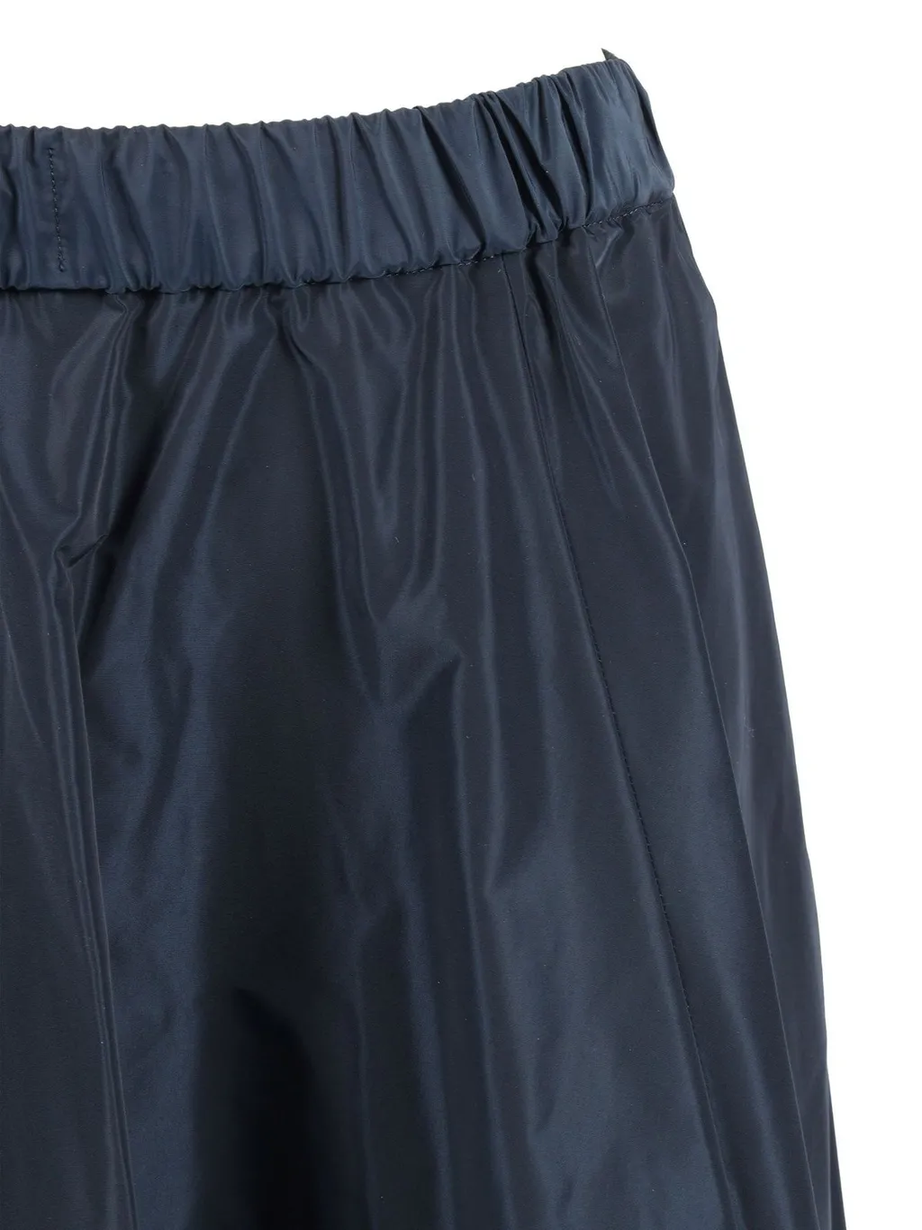 Pleated A-Line Midi Skirt