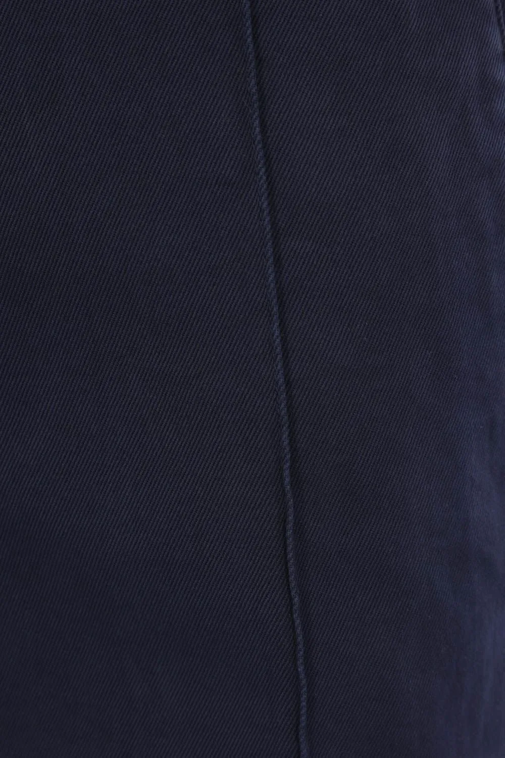 Drawstring Straight-Leg Trousers